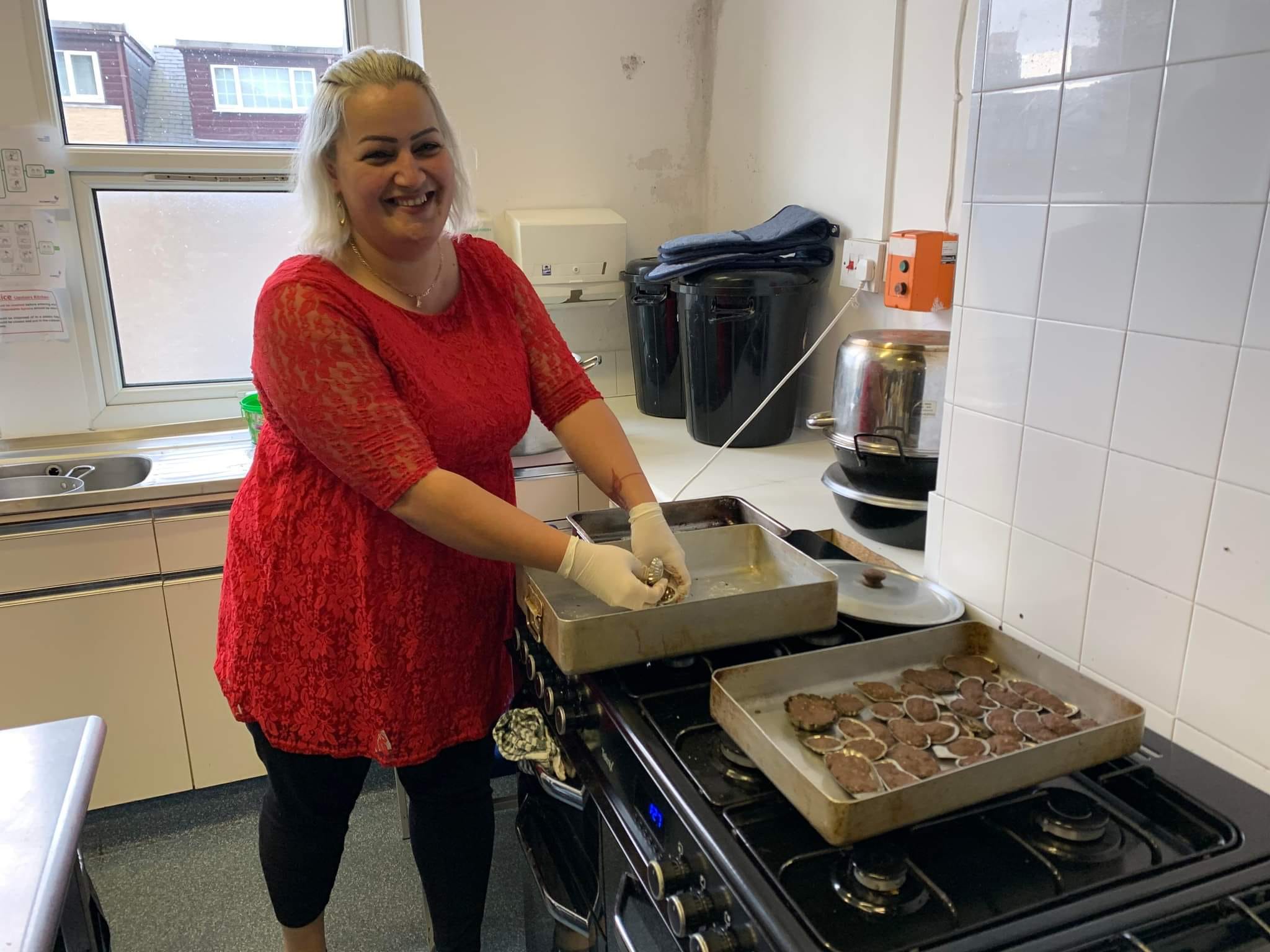 Kataring Dome baking with Roma women in Bradford